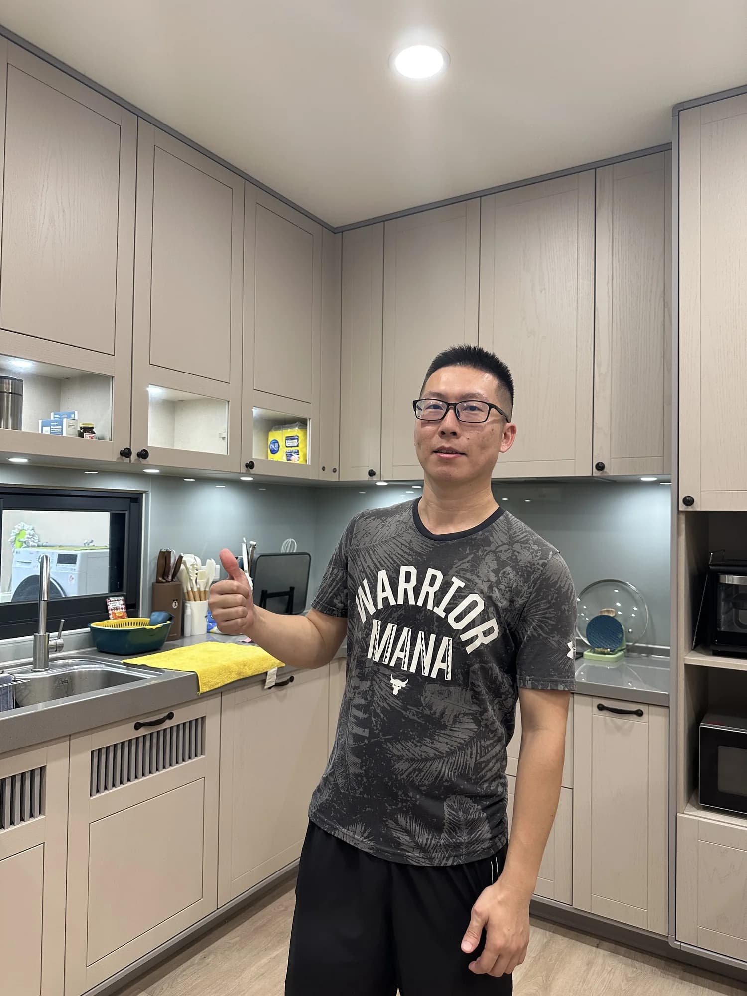 愛森客製廚房屋主完工合照